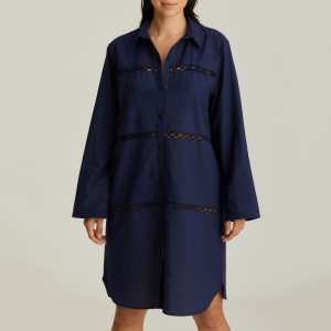 mogador blauw/wit